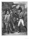 Recruiting Sergeant and Village Lads Giclee Print by Raddon 