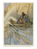 The Magic Boat of Mananan Carries the Sons of Turenn to the Garden of the Hesperides Giclee Print by Stephen Reid