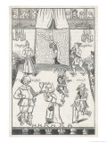 Various Comic Actors (Including Falstaff) on Stage Giclee Print by Francis Kirkman