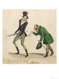 Debtor is Served with a Writ Giclee Print by Henry Heath