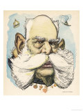 Franz Joseph Austrian Emperor in 1897: a Satirical View Giclee Print by Leandre 