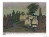 Scene from Martin Harveys Production of Hamlet Giclee Print by George Sheringham