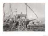 Battle of Embro 1346 Giclee Print by Outhwaite 