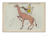 Constellaton Showing Camelopardalis reproduction procédé giclée par Sidney Hall