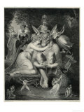 A Midsummer Night's Dream, Titania and Bottom Giclee Print by Rhodes 
