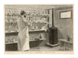 Roux Prepares His Serum: His Method Against Diphtheria Giclee Print by George Redon