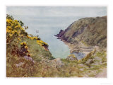 Cornish Scenery: Lamorna Cove Reproduction procédé giclée par G.f. Nicholls