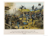 Storming of Der Duppeler Schanzen by the Prussians Giclee Print by R Knoetel