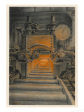 France Rolling the Ingots at Longwy Steelworks Giclee Print by P. Grosjean