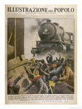 Romanian Peasants Panic Giclee Print by Aldo Molinari