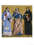 Saint Vincent Spanish Martyr Tortured and Executed at Valencia Giclee Print by Antoniazzo Romano