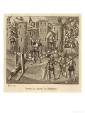Jeanne de Montfort Dame de Bretagne an Ally of the English Defends Her Chateau Against the French Giclee Print by H. Herlier Jeanne de Montfort Dame de Bretagne an Ally of the English Defends Her Chateau Against the French Giclee Print by H. Herlier