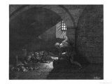 Ugolino Della Gherardesca Incarcerated in a Pisa Tower with His Sons and Grandsons Giclee Print by J. Quartley