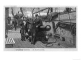 The Confederate War-Steamer "Alabama," Captain Semmes Secretary reproduction procédé giclée par Jackson 