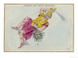 Perseus Wearing His Winged Sandals Holding the Dismembered Head of Medusa by Her Serpent Hair reproduction procédé giclée par Sidney Hall
