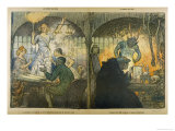 Unlike Their Nasty German Counterparts French Inventors Create Nice Peaceful Things Giclee Print by Leandre 