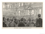 Chicago: The Trial of the Anarchist Leaders Blamed for the Riots Giclee Print by William Ottman