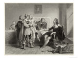 Charles I Rejects the Treaty of Oxford Giclee Print by Harry Payne