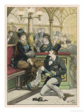 Helping Hand and a Dainty Foot Giclee Print by D. Eusebio Planas
