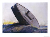 Tank on Rough Ground Giclee Print by Graham Simmons
