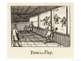 The Ball is Played Against a Side Wall Giclee Print by Comenius Orbis