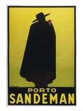 Sandeman Port, The Famous Silhouette Giclee Print by Georges Massiot