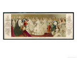 Edward Prince of Wales Weds Alexandra of Denmark in St. George's Chapel Windsor Castle Giclee Print by Alfred Johnson