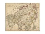Map of Asia Giclee Print