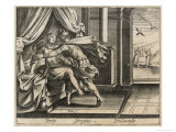 Tereus King of Thrace Wed to Procne Rapes Her Sister Philomela Giclee Print by Matheus 