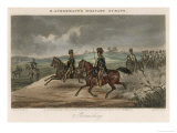British Cavalry Regiment Involved in a Skirmish in Open Country Giclee Print by J. Harris