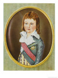 Louis XVII Titular King of France 1793-1795 Son of Louis XVI Reproduction procédé giclée par Alexander Kucharski