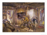 Germans Make Themselves at Home in a French Farmhouse Giclee Print by Felix Schwormstadt Germans Make Themselves at Home in a French Farmhouse Giclee Print by Felix Schwormstadt
