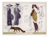 Fox Fur Stole 1912 Reproduction procédé giclée par Jacques Nam