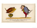 Hush! I Perceive a Young Bird in This Bush! reproduction procédé giclée par Edward Lear