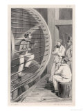 Sailor is Punished by Being Made to Work the Treadmill in Hobart Tasmania Giclee Print by A. Legrand