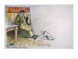 Bill Sykes an Unlovely Character in Dickens's Oliver Twist with His Dawg Giclee Print by Ralph Rowland
