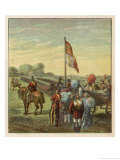 Great Review of 80000 Volunteers by Queen Victoria in Hyde Park Giclee Print by Joseph Kronheim