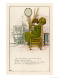 Little Jack Horner Sat in a Corner Eating a Christmas Pie Giclee Print by Kate Greenaway