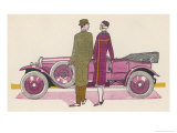 Cheri How Divinely Clever of You to Find a Renault That Goes So Tastefully with My Coat! Giclee Print by Jean Grangier