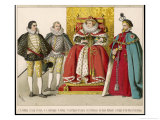 Nobleman and Knight of the Order of the Garter at the Court of Queen Elizabeth I Giclee Print by Albert Kretschmer