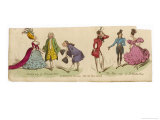 The Old and New Styles of Introducing a New Acquaintance Giclee Print by Henry Heath
