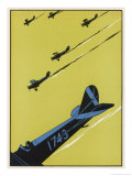 Curtiss Jenny Giclee Print by Edward Shenton