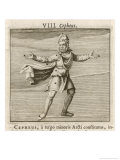 Cepheus Named after a King of Ethiopia or Palestine Husband of Cassiopeia and Father of Andromeda reproduction procédé giclée par Gaius Julius Hyginus