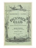 Front Cover of the First Issue of the Pickwick Papers Giclee Print by Robert Seymour