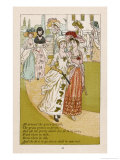 All Around the Green Gravel the Grass is So Green and All the Pretty Maids are Fit to be Seen Giclee Print by Kate Greenaway