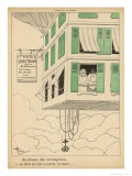 Sanatoria in the Sky Will be Even Healthier Than in the Mountains Giclee Print by Albert Guillaume