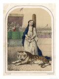 Tiger Knows Slave Girl Giclee Print by Louis Lassalle
