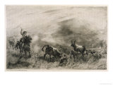Stealing Cattle Lámina giclée por R.w. Macbeth