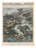 Jap Messenger Dogs Giclee Print by Aldo Molinari