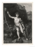 John the Baptist Giclee Print by William Holl the Younger